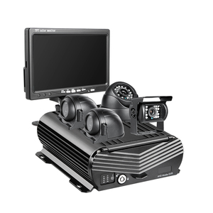 Surveil System Kit 4 Channel GPS WIFI <strong>Mdvr</strong> Real-time Monitoring Mobile Car Dvr with 4 Car Cameras and 7inch VGA Monitor - Product Image 1