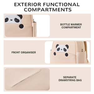 Nohoo กระเป๋าคุณแม่พร้อมช่องใส่ของ, กระเป๋าคุณแม่พร้อมช่องใส่ผ้าอ้อมกันน้ำความจุ<span class=keywords><strong>ม</strong></span>าก - Product Image 5