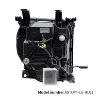 Pour Toyota Land Cruiser 2023+ Série LC76 LC70 : Kit de modernisation de phares LED avec anneaux lumineux Angel Eye et DRL, projecteurs de phares