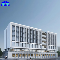 Immeubles hôteliers multi-étages en structure acier, conçus en 3D BIM, clés en main, appartements de villégiature
