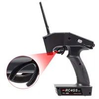 RadioLink RC4GS V3 2.4G 5CH Émetteur pistolet pour voiture/bateau RC, portée de contrôle de 4 km, gyroscope intégré avec écran