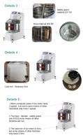 Mélangeurs à spirale industriels 20L 40L 60L 80L 50kg 100kg – Pétrin commercial professionnel sur pied pour boulangerie et cuisine