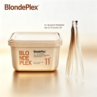 Poudre décolorante Blondeplex 11 niveaux, décoloration rapide des cheveux, avec technologie PLEX, fabriqué en Italie, avec cuillère doseuse incluse