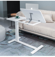 Table pour ordinateur portable pliable, bureau d'étude pour canapé, ordinateur, hauteur réglable personnalisée, bureau de chevet