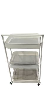 Modern Stainless Steel Foldable Cart Foldable Kitchen Gadgets 3 Layers Sample Available Easy Bulk Order Premium Folding Cart - Product Image 3