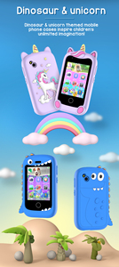 Venta caliente XA31 juguetes de teléfono para niños ABS + conocimiento de trabajo de gel de sílice/conocimiento del país/dirección para teléfono inteligente de moda - Product Image 2