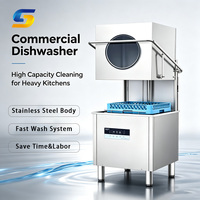Lavavajillas Comerciales Portátiles, Lavavajillas Automáticos Inteligentes de Acero Inoxidable para Cocina de Hotel