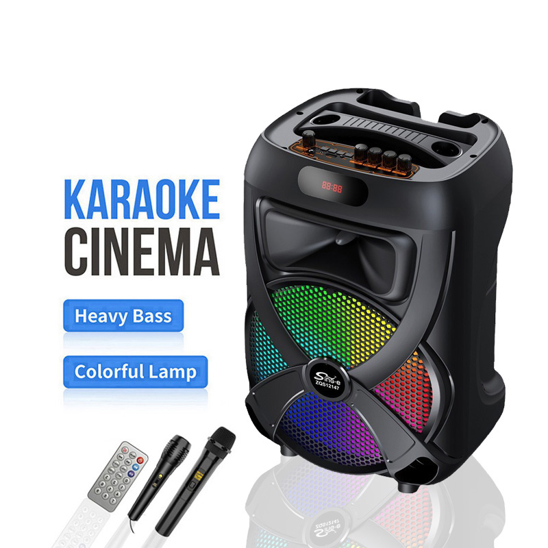 ZQS12146 ZQS12147 Portable Outdoor Karaoke Speaker - 12