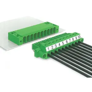 Adapter & kết nối 7 khối thiết bị đầu cuối 3 cách gốm PCB khối thiết bị đầu cuối kết nối 5 vị trí 5.08 mét pluggable khối thiết bị đầu cuối