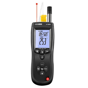Termómetro Higrómetro Digital CEM DT-8896, Medidor de Temperatura Infrarrojo de Bulbo Seco y Húmedo - Product Image 1