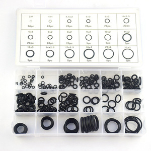 Nitrile Rubber O Ring <b>Kit</b> 225 Pcs Black Automotive Seals Various Sizes For Car Repair - Product Image 2