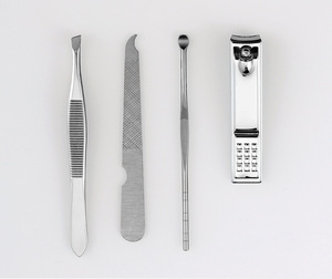 Vente chaude, coupe-ongles en acier inoxydable de haute qualité, luxueux, 4 en 1, kit de manucure et <span class=keywords><strong>pédicure</strong></span> en boîte pour utilisation en salon - Product Image 4