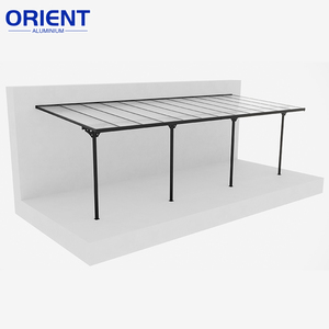 Auvent de haute résistance avec structure en aluminium moderne, idéal pour les zones de détente, les cours arrière, les terrasses, les bords de piscine, les pelouses et les allées. - Product Image 4