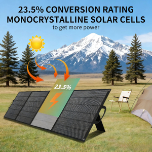 Panneaux solaires pliables ALECTER 400W à 4 plaques en silicium monocristallin, 23,5 % d'efficacité élevée, étanches IP65, certifiés CE - Product Image 4