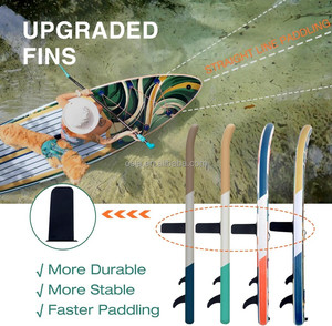 Vente Flash : Planche de Stand-Up <span class=keywords><strong>Paddle</strong></span> <span class=keywords><strong>Gonflable</strong></span> Longue IBoard ISUP <span class=keywords><strong>Rose</strong></span> Effet Bois pour Lacs et Rivières, Technologie Drop Stitch, Haute Visibilité - Product Image 4