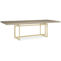 Table à manger rectangulaire de luxe en acier inoxydable avec plateau en marbre, design italien, pour 4, 6 ou 8 personnes