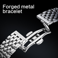 Montre-bracelet mécanique automatique de luxe pour homme Mark Fairwhale, modèle squelette, lumineuse, étanche, en acier, FW-6017 – Grande Vente