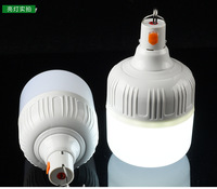 Ampoule LED Intelligente Rechargeable 5V de Haute Qualité 15W à 50W pour Camping en Extérieur et Alimentation d'Urgence DC pour Marché Nocturne