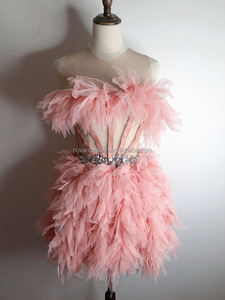 NOVANCEY2578 Retour à l'école <span class=keywords><strong>2022</strong></span> Partypink Rose Tulle Tutu Tube Top Jupe Sexy Robes de retour Mignonnes Femmes Mini Robe - Product Image 5