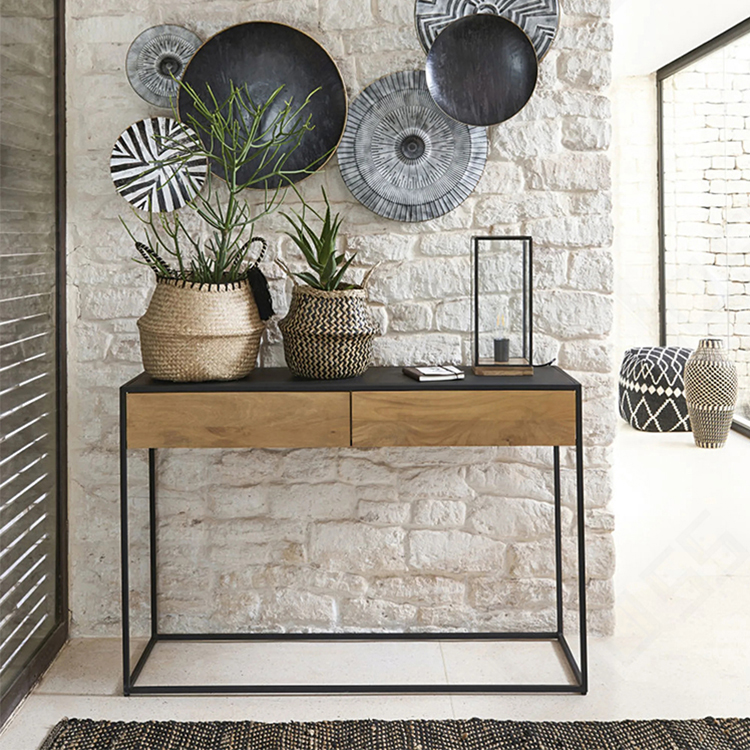 Новый современный роскошный деревянный стол с ящиками для гостиной и прихожей под заказ