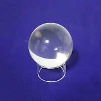 ברור אקריליק כדור עומד כדור מחזיק עגול מעגל מינרלים ביצת תצוגת בסיס