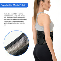 Fournisseur chinois – Nouvelle ceinture de soutien lombaire respirante et réglable en maille pour homme et femme avec système à poulie pour la compression de la colonne vertébrale