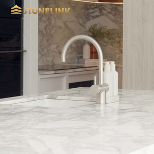 Azulejo compuesto de mármol Arabescato Vagli de diseño moderno, dolomita pulida, losa cortada a medida, respaldo de cerámica, suelo de cocina para Hotel - Product Image 5