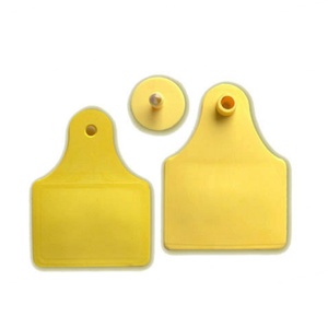 Étiquette d'oreille RFID UHF 840-960 MHz pour l'identification des animaux, gestion du bétail et élevage, pour l'étiquetage des animaux - Product Image 1