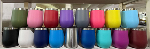 12oz Bullet-Shaped Egg <b>Cup</b> 304 Double-Layer Stainless Steel 6-12 Hours Thermal Insulation Portable Export Model Large Belly Red - Product Image 5