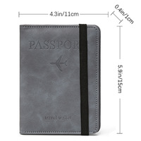 Portefeuille de luxe pour passeport et cartes, personnalisable avec logo, fabriqué en usine