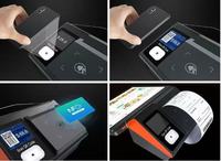 Terminal POS Inteligente Android de 11 Pulgadas con Certificación Google GMS, Android 13/14, Wi-Fi 6, Impresora Integrada de 80 mm, NFC+QR, Caja Registradora POS