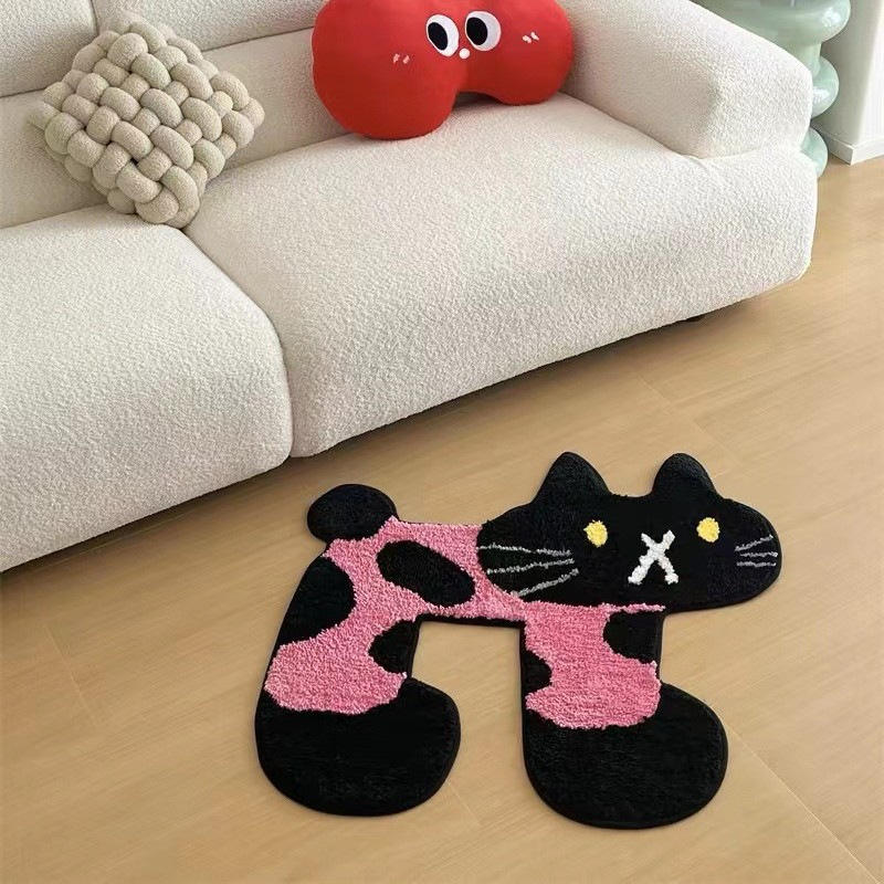 Standing cat flocked