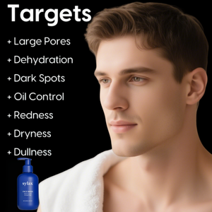 <span class=keywords><strong>Limpiador</strong></span> Facial <span class=keywords><strong>Hidratante</strong></span> para Hombre, Limpia Profundamente los Poros, Exfolia, Ilumina, Refrescante, con Aloe Vera, Ácido Hialurónico y Niacinamida - Product Image 2