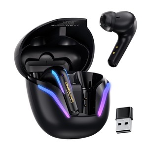 Auriculares inalámbricos <span class=keywords><strong>ONIKUMA</strong></span> T27 TWS 2,4G Blue Tooth V5.3 Cancelación de ruido Batería de larga duración BT USB Dongle Auriculares intrauditivos - Product Image 1