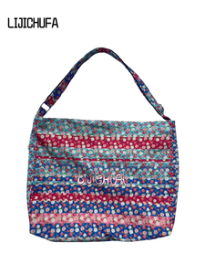 Tycoon công suất lớn Bông mua sắm túi hoa Dot in ấn Tote Túi vai duy nhất Crossbody Túi chất lượng cao Túi xách - Product Image 6