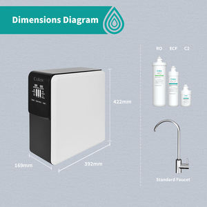 H301 Kangen Origineel Ontwerp Onder-Aanrecht Waterfilter Grote Doorstroming Tank Zelfreinigend Thuis & Hotel Gebruik Elektrisch Huishoudelijk - Product Image 4