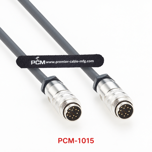 M16 12 <span class=keywords><strong>Pin</strong></span> Sensör Aktüatör Kablosu Erkek-Erkek Yüksek Esneklikli Korumalı Robotik CNC Otomasyon Enkoderleri Drag Chainleri Hareket Sistemleri için - Product Image 5