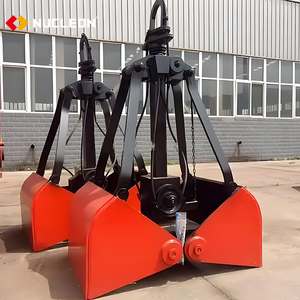 Cubo de agarre electrohidráulico con control remoto certificado CE ISO, granelero, manejo de materiales, engranaje de Motor de grúa de barco - Product Image 2