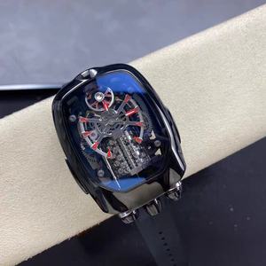 Montre de luxe pour homme, très vendue, design tendance, entièrement mécanique, avec cadran ajouré, verre saphir. - Product Image 3