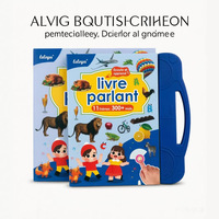 Livre sonore interactif français le plus vendu, jouet éducatif pour l'apprentissage précoce, livre électronique bilingue, lecture tactile et audio pour enfants