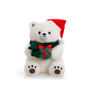 Boneka Kartun Natal Lucu Bahan Plush Super Lembut Isian Kapas PP Fungsi Pereda Stres-Hadiah untuk Pesta - Product Image 3