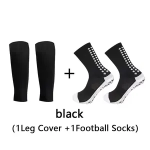 Sports Soccer Shin Guard Leg Support Leg Protector Shin Guards Calf Sleeves Anti-Slip Football Socks Sets