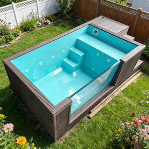 <span class=keywords><strong>Piscine</strong></span> préfabriquée hors sol en conteneur maritime avec grande fenêtre en verre, pour extérieur, 20 pieds, 40 pieds, piscines <span class=keywords><strong>de</strong></span> jardin préfabriquées - Product Image 3