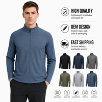 Magliette a Maniche Lunghe Personalizzate OEM con Logo, Design ODM di Alta Qualità, Traspiranti e ad Asciugatura Rapida per Corsa e Allenamento