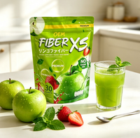 Marque privée 10g*30 sachets Fibre XS Poudre de fibres d'apple Prébiotique Probiotique Complément alimentaire Sans sucre ajouté