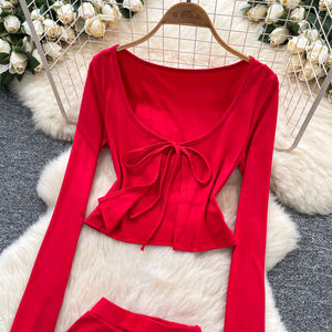 2025 Zomer Casual 2 Delige Set Voor Vrouwen Top En Set Amerikaanse Kleding Groothandel - Product Image 2