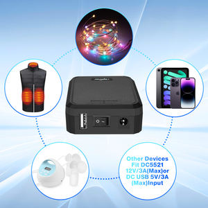 Rapthor Taşınabilir Şarj Edilebilir 12V 3250mAh Küçük DC Çıkışlı Lityum İyon Pil Paketi, Şarj Cihazı ve DC5521 Kablosu ile - Product Image 4