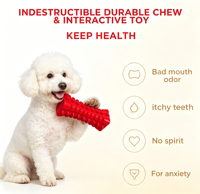 Jouets à mâcher pour chiens super résistants pour les mâcheurs agressifs de grande taille, jouet à mâcher pour animaux de compagnie durable et indestructible, nouveau design