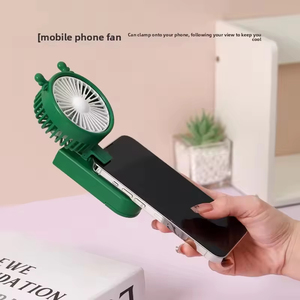 Ventilador creativo pequeño con clip para teléfono móvil, bajo nivel de ruido, diseño mini portátil, mini ventilador - Product Image 2