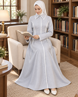 AW0311 Robe haut de gamme exclusive à bretelles bilatérales, style décontracté, vêtements musulmans islamiques, hijabs, mode haut de gamme